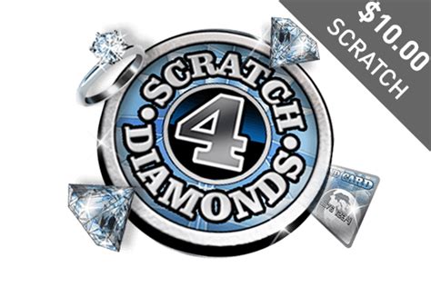 Scratch 4 Diamonds Scratch Card .